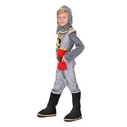 H&auml;xkostym f&ouml;r barn svart 116-128 cm