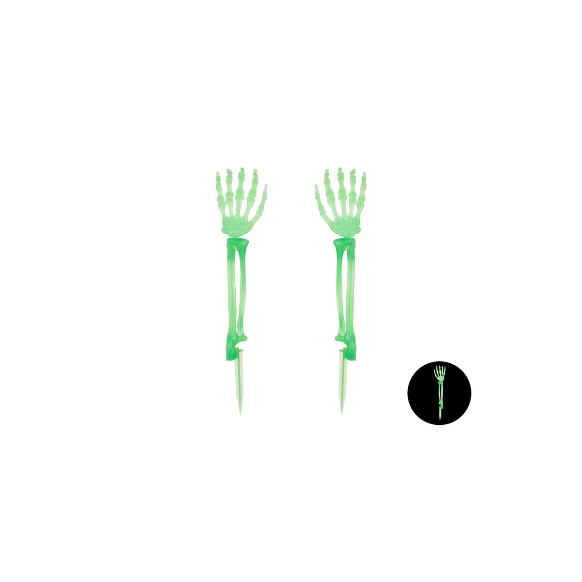 Glow-in-the-dark skeleton hands Glow-in-the-dark skeleton hands