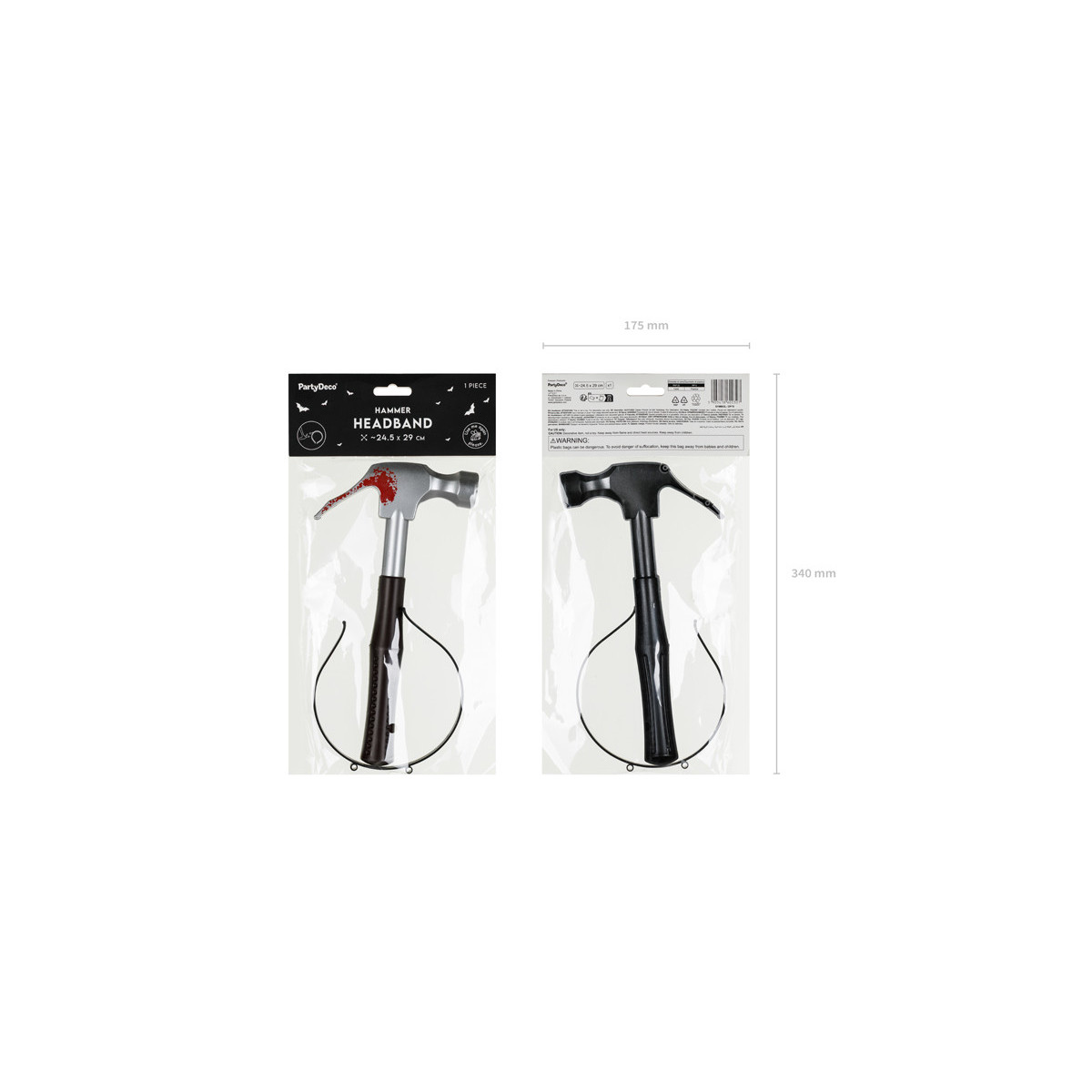 Hammer Headband, 24.5x29 cm, mix Hammer Headband, 24.5x29 cm, mix