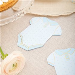 10 st. Servetter Baby Shower Rosa med Guld 26x33 cm 10 st. Servetter Baby Shower Rosa med Guld 26x33 cm