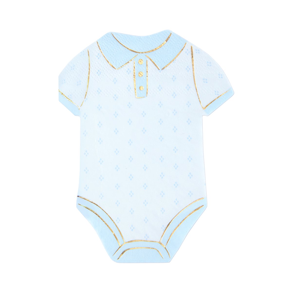 10 st. Servetter Baby Shower Rosa med Guld 26x33 cm 10 st. Servetter Baby Shower Rosa med Guld 26x33 cm