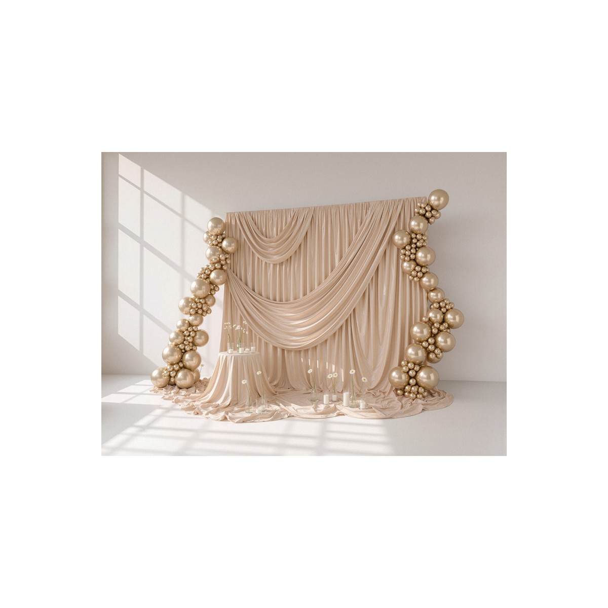 Glossy Balloons 30cm, champagne gold (1 pkt / 10 pc.) Glossy Balloons 30cm, champagne gold (1 pkt / 10 pc.)