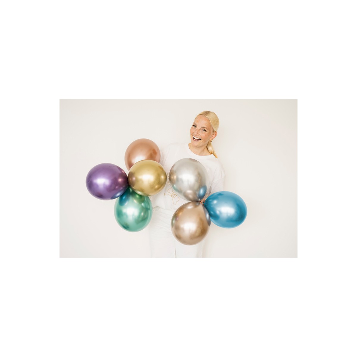 Glossy Balloons 12cm, gold (1 pkt / 50 pc.) Glossy Balloons 12cm, gold (1 pkt / 50 pc.)