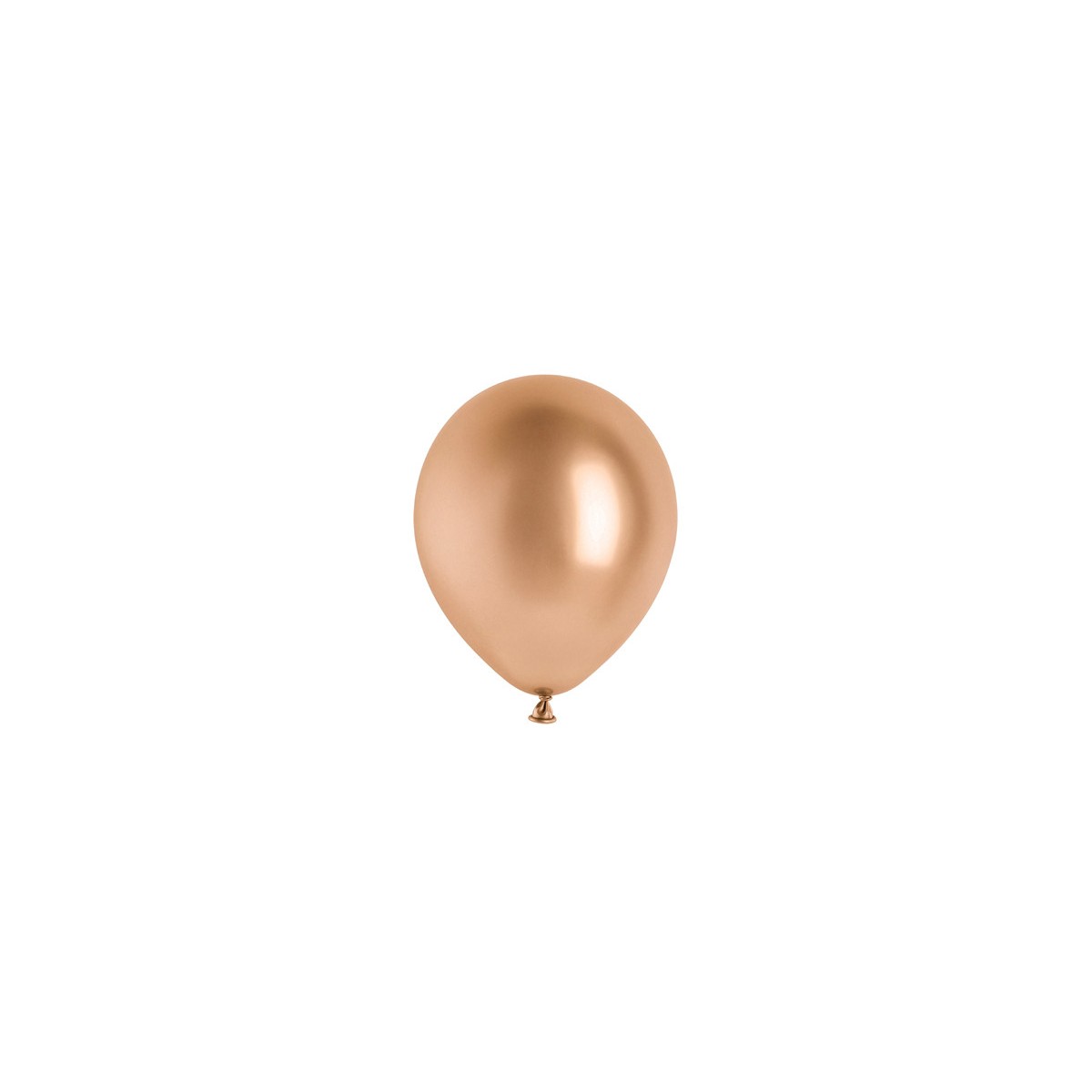 Glossy Balloons 12cm, rose gold (1 pkt / 50 pc.) Glossy Balloons 12cm, rose gold (1 pkt / 50 pc.)