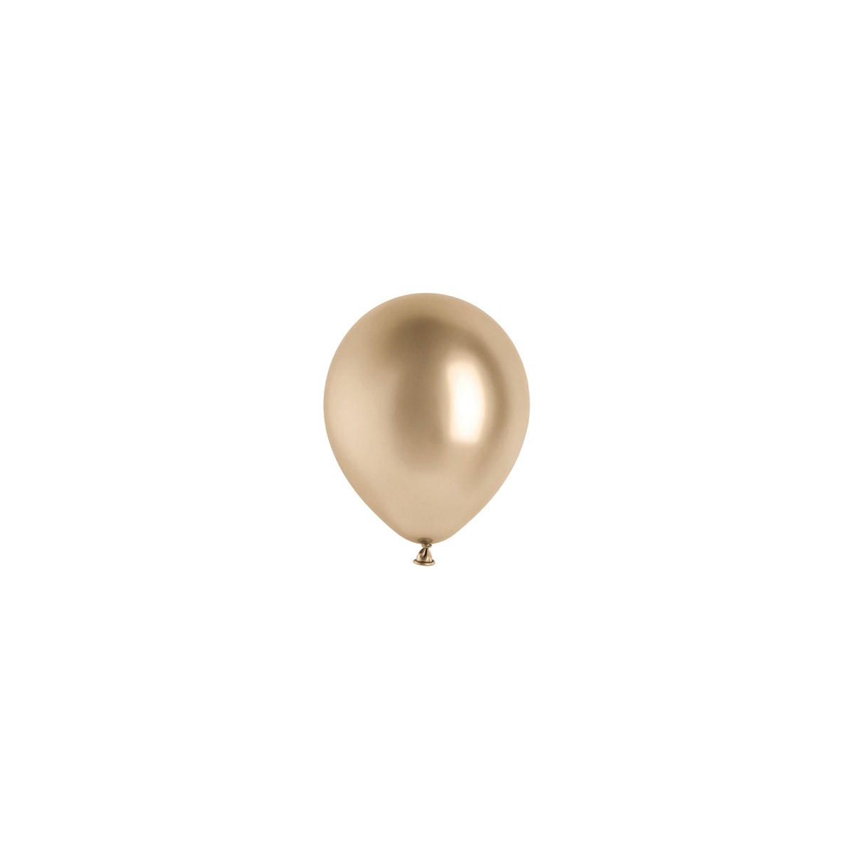 Glossy Balloons 12cm, champagne gold (1 pkt / 50 pc.) Glossy Balloons 12cm, champagne gold (1 pkt / 50 pc.)
