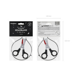 Scissors Headband, 23x17 cm, mix Scissors Headband, 23x17 cm, mix