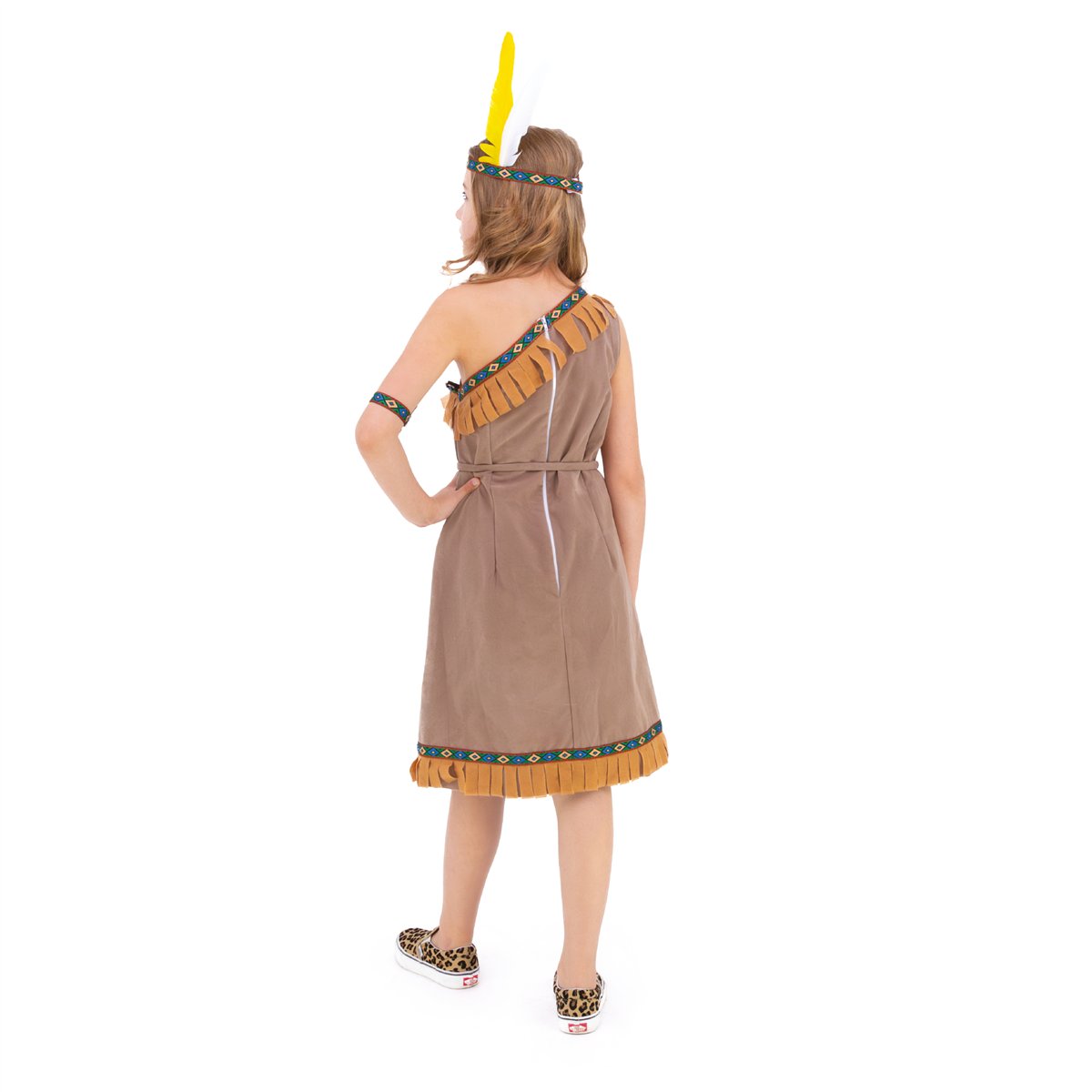 Häxkostym för barn svart 116-128 cm Häxkostym för barn svart 116-128 cm