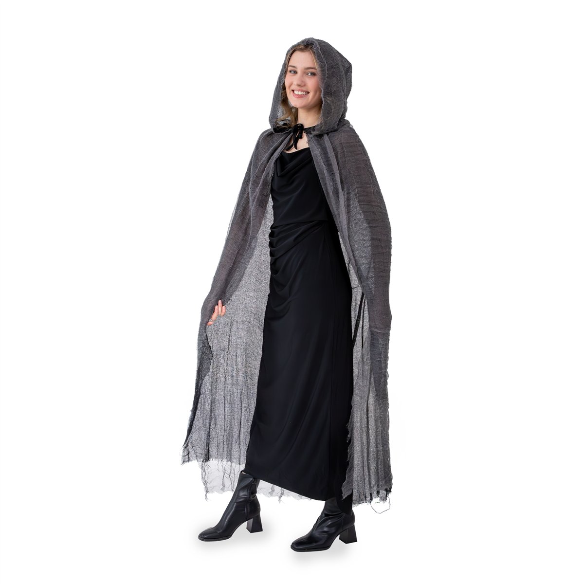Häxkostym för barn svart 116-128 cm Häxkostym för barn svart 116-128 cm