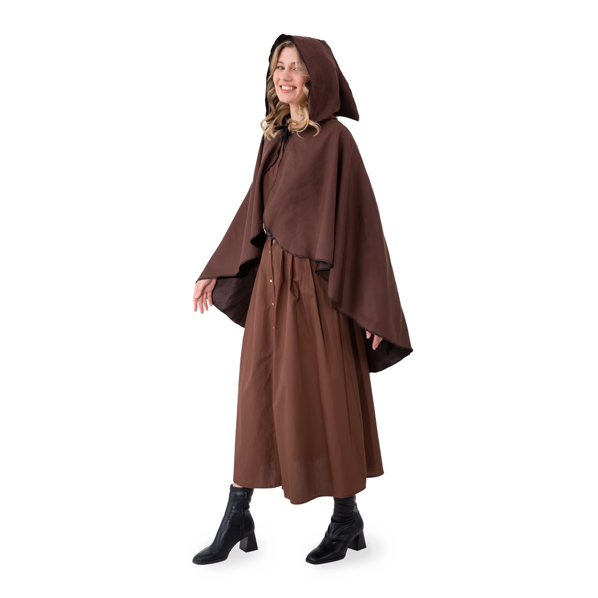 Häxkostym för barn svart 116-128 cm Häxkostym för barn svart 116-128 cm