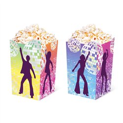 6 st Popcornb&auml;gare Racerbilstema blandade f&auml;rger 550 ml