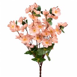 1 st Pionbukett Rosa konstgjord 5 blommor 42 cm
