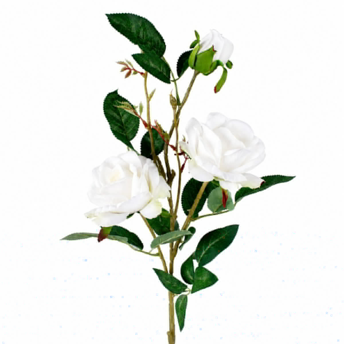 Konstgjord Engelsk Ros rosa 65 cm – 2 blomhuvuden & knopp Konstgjord Engelsk Ros rosa 65 cm – 2 blomhuvuden & knopp