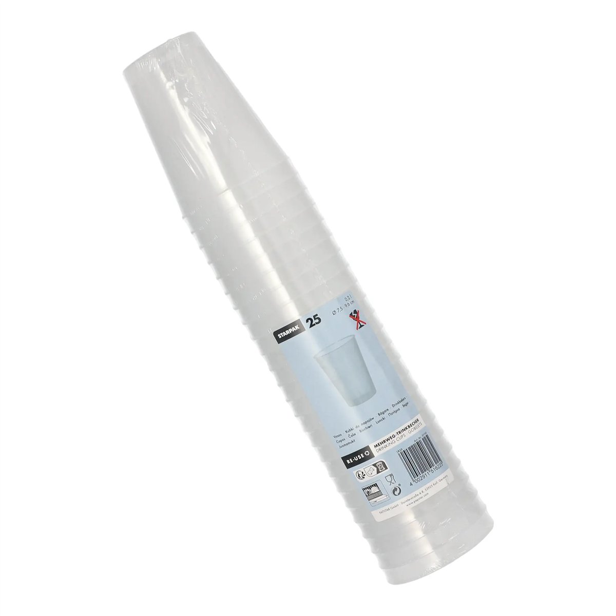 30 st Okrossbara Dricksglas 300 ml Mjölkkristallin PP 30 st Okrossbara Dricksglas 300 ml Mjölkkristallin PP