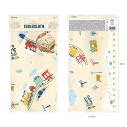 Plastduk Gröna Blad vit/grön 137x274 cm Plastduk Gröna Blad vit/grön 137x274 cm