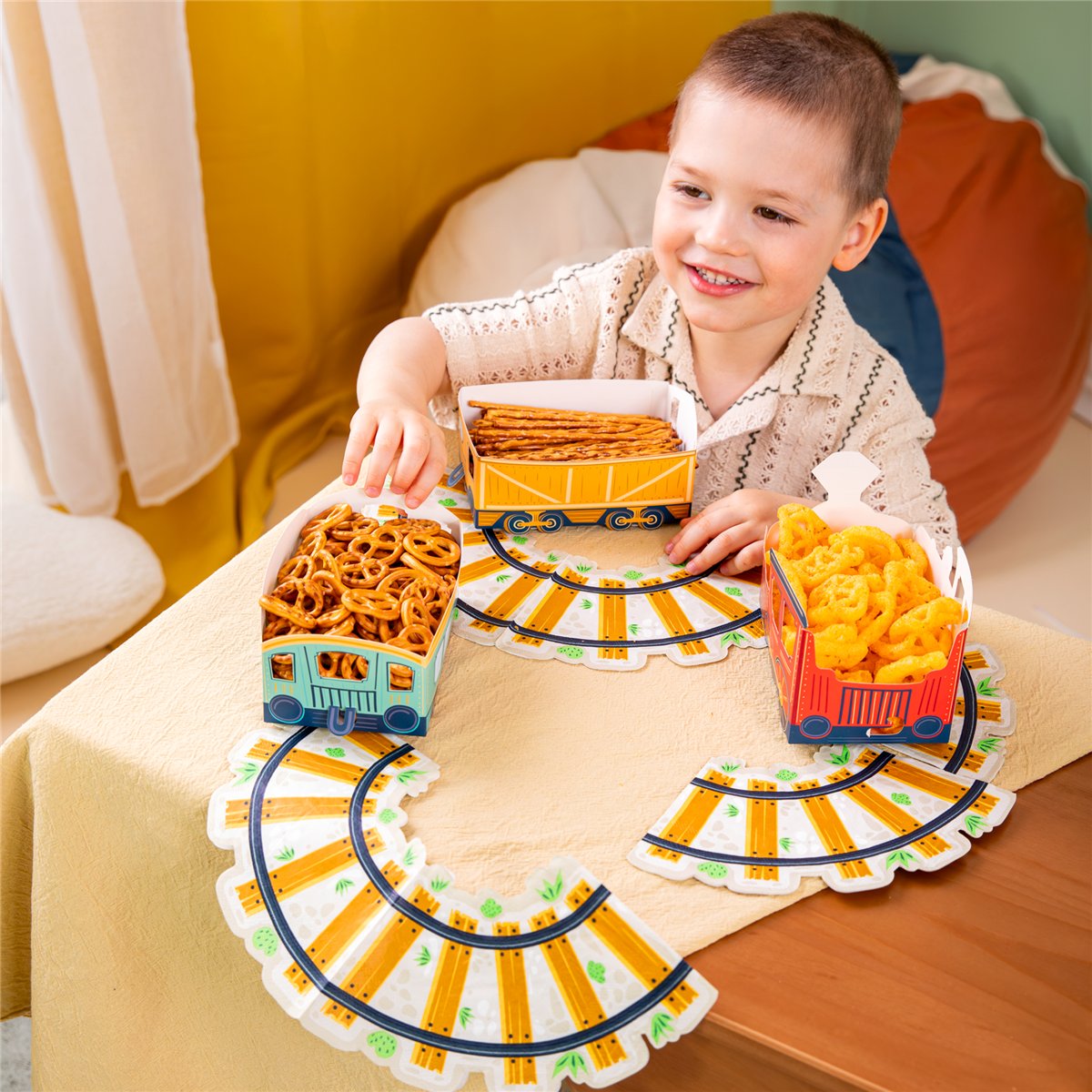 12 st. Frukostservetter Traktor mixfärger 33x25 cm 12 st. Frukostservetter Traktor mixfärger 33x25 cm