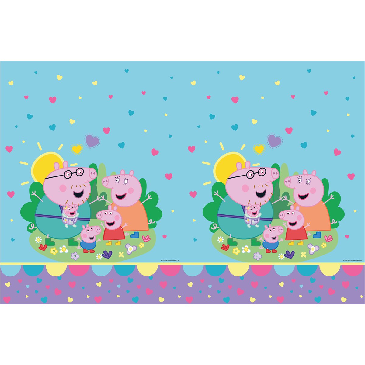 1 st Plastduk Paw Patrol&reg; flerf&auml;rgad 120x180 cm