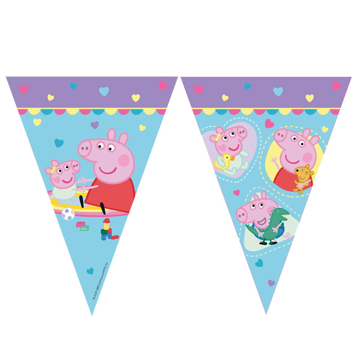 Vimpelgirlang Paw Patrol Skye & Everest rosa/lila 230 cm Vimpelgirlang Paw Patrol Skye & Everest rosa/lila 230 cm