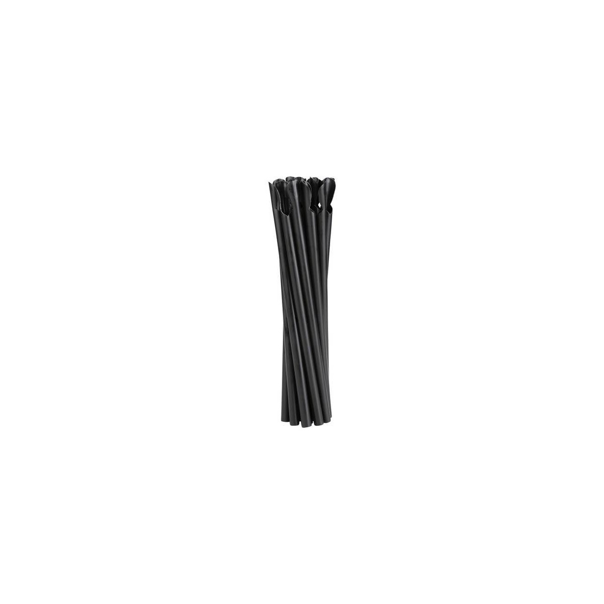 2500 st Sugrör med Sked Transparent PP 21 cm