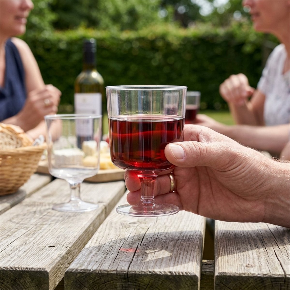 10 st Återanvändbara Rödvinsglas kristallklara 20 cl 10 st Återanvändbara Rödvinsglas kristallklara 20 cl