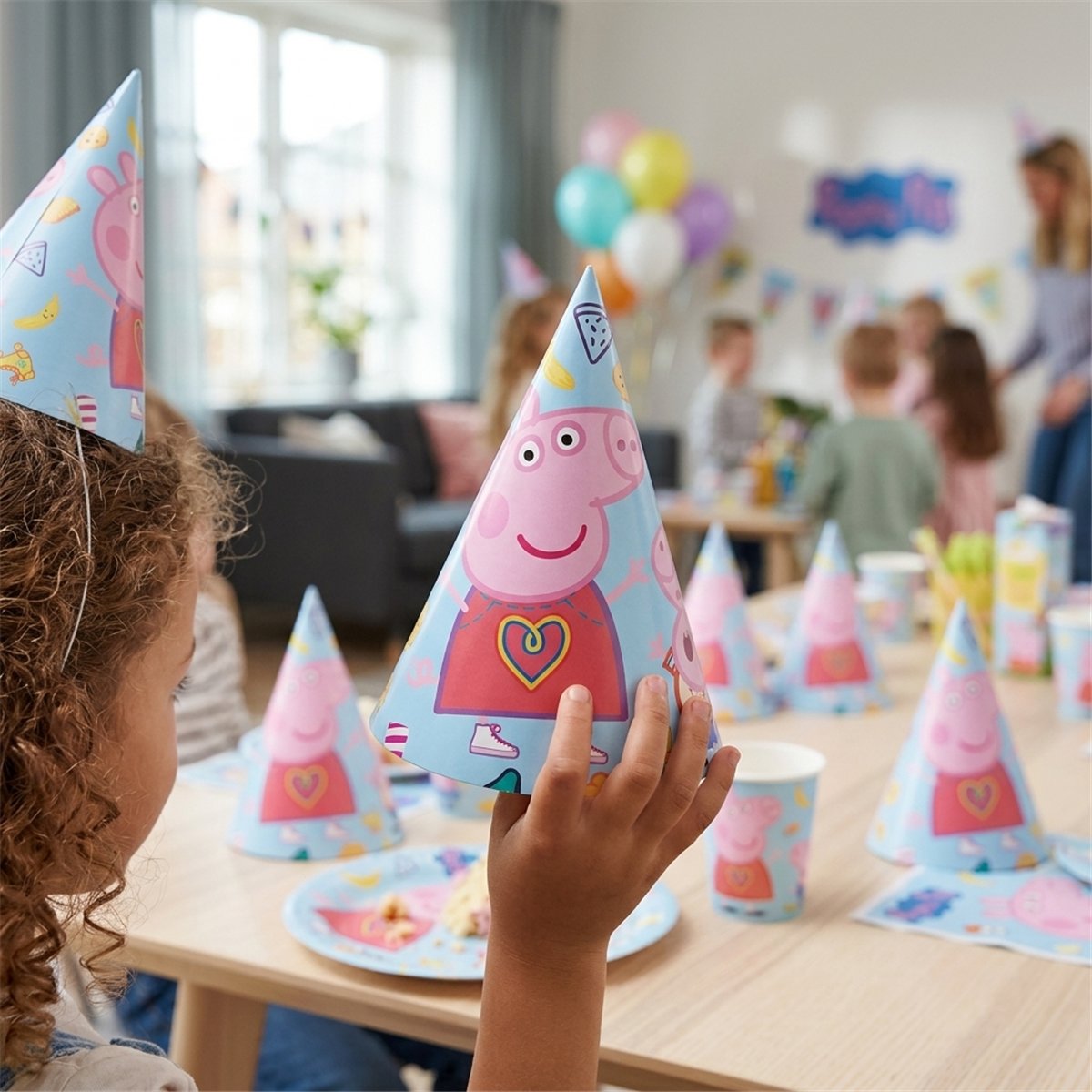 6 st Festhattar Paw Patrol&reg; 14 cm &ndash; Festlig st&auml;mning till barnkalaset