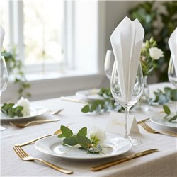 20 st Svarta Royal Airlaid Servetter 40x40 cm