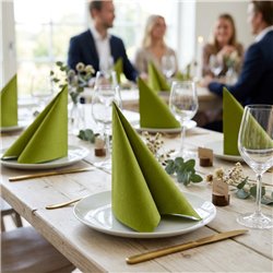20 st Svarta Royal Airlaid Servetter 40x40 cm