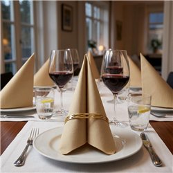 20 st Svarta Royal Airlaid Servetter 40x40 cm