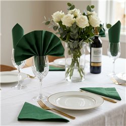 20 st Svarta Royal Airlaid Servetter 40x40 cm