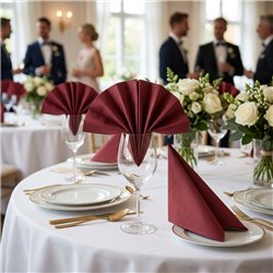 20 st Svarta Royal Airlaid Servetter 40x40 cm