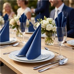 20 st Svarta Royal Airlaid Servetter 40x40 cm