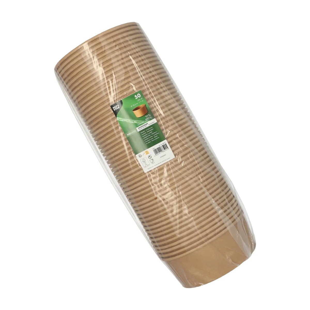 50 st Salladsskålar i Papp Bruna 1300 ml 185 mm 50 st Salladsskålar i Papp Bruna 1300 ml 185 mm