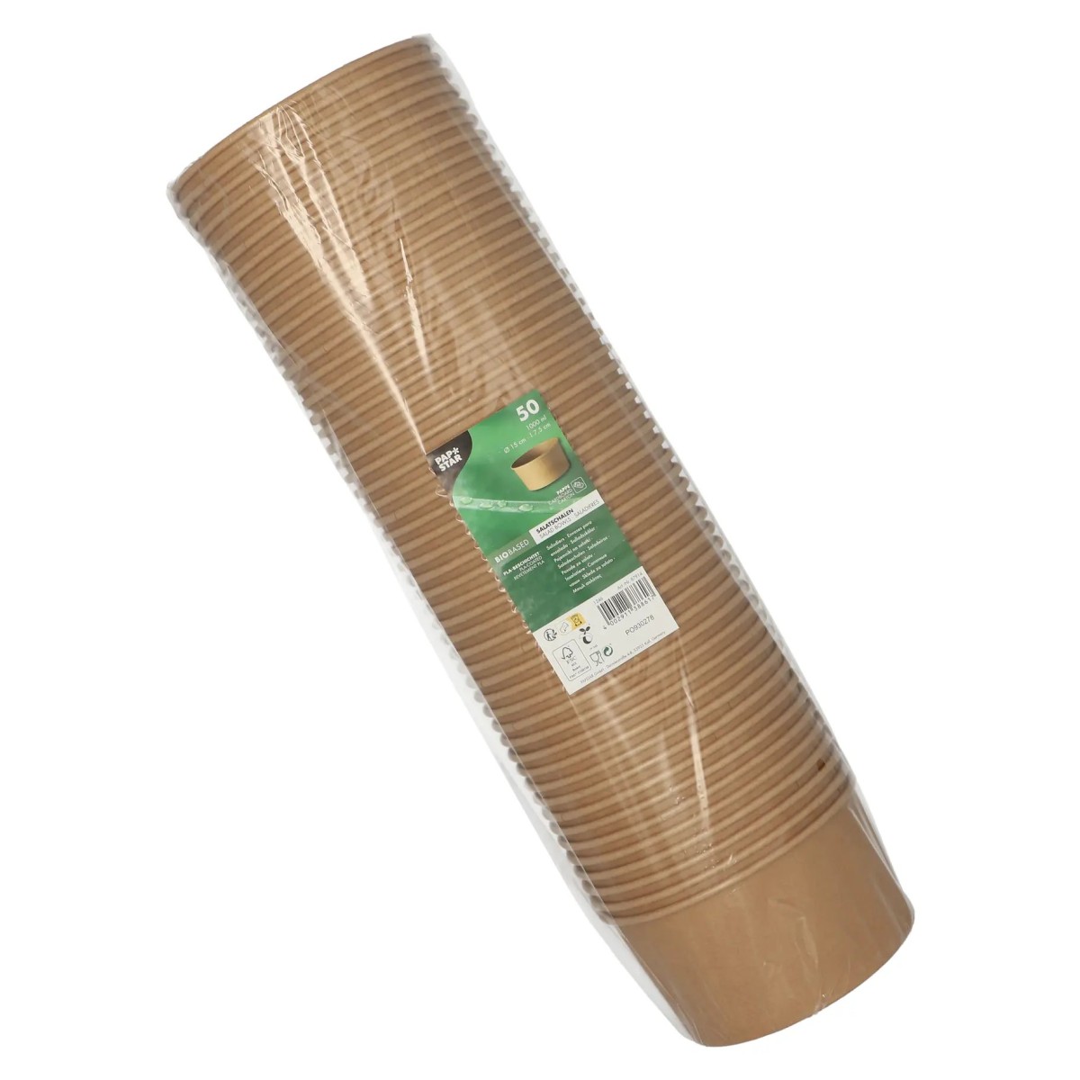 50 st Salladsskålar i Papp Bruna 1300 ml 185 mm 50 st Salladsskålar i Papp Bruna 1300 ml 185 mm