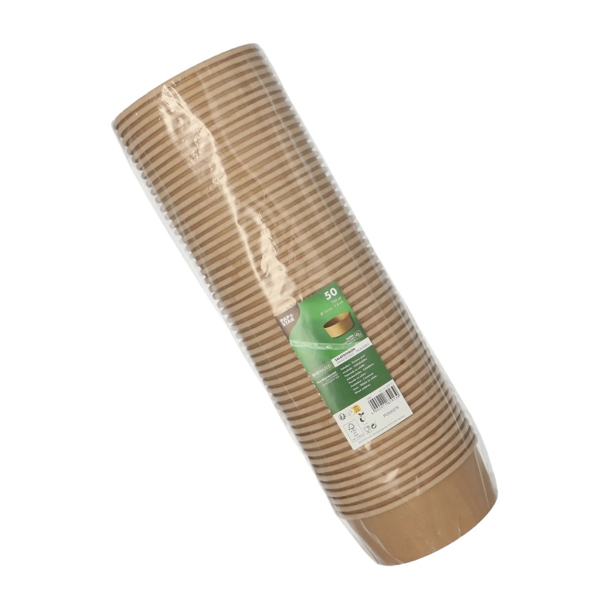 50 st Salladsskålar i Papp Bruna 1300 ml 185 mm 50 st Salladsskålar i Papp Bruna 1300 ml 185 mm