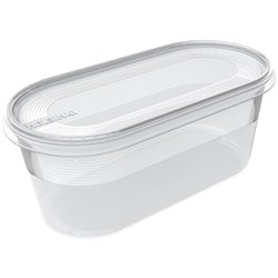 50 st Transparenta Condibunkar 250 ml – PP, stapelbara