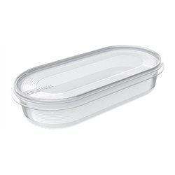50 st Transparenta Condibunkar 250 ml – PP, stapelbara