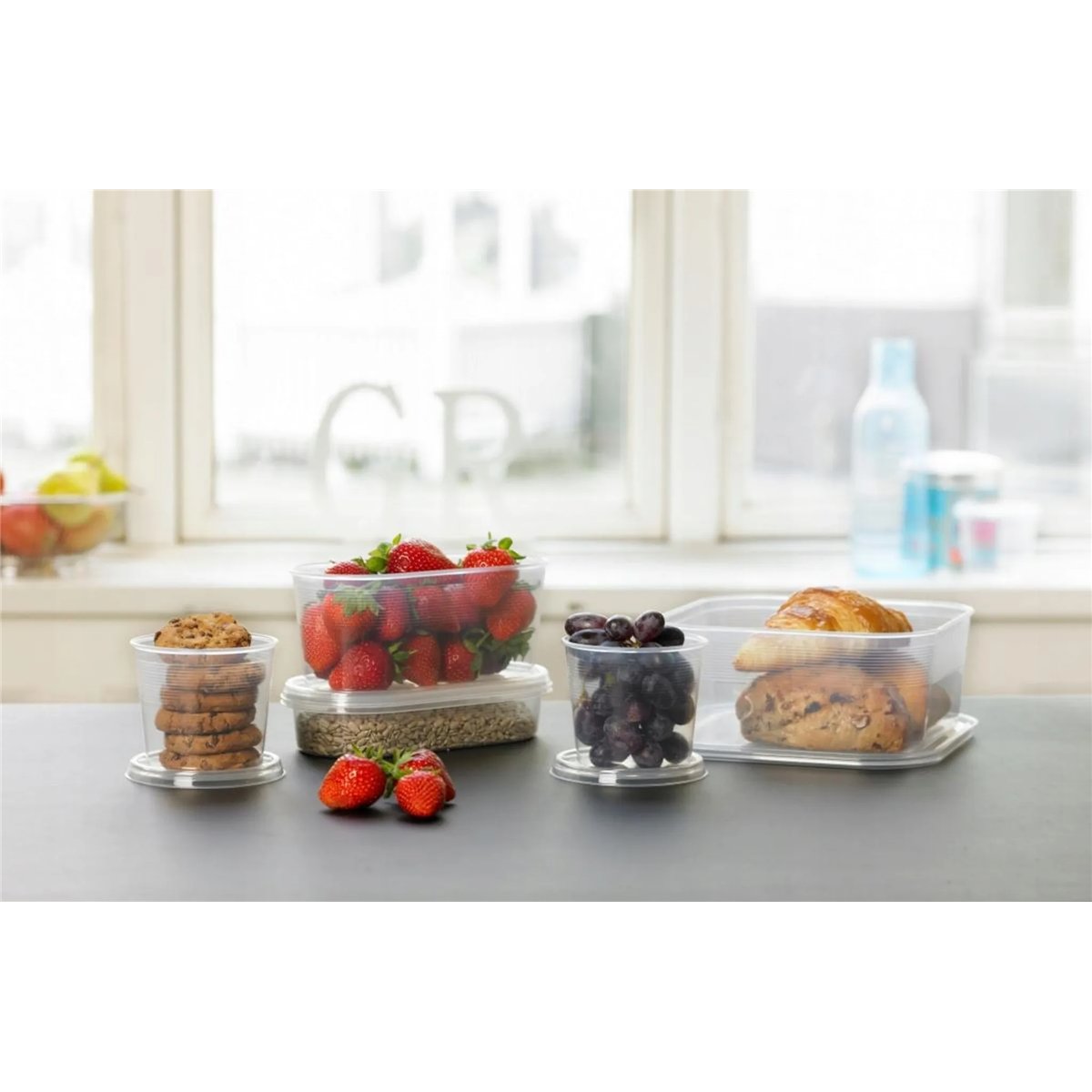 50 st Transparenta Condibunkar 250 ml – PP, stapelbara 50 st Transparenta Condibunkar 250 ml – PP, stapelbara