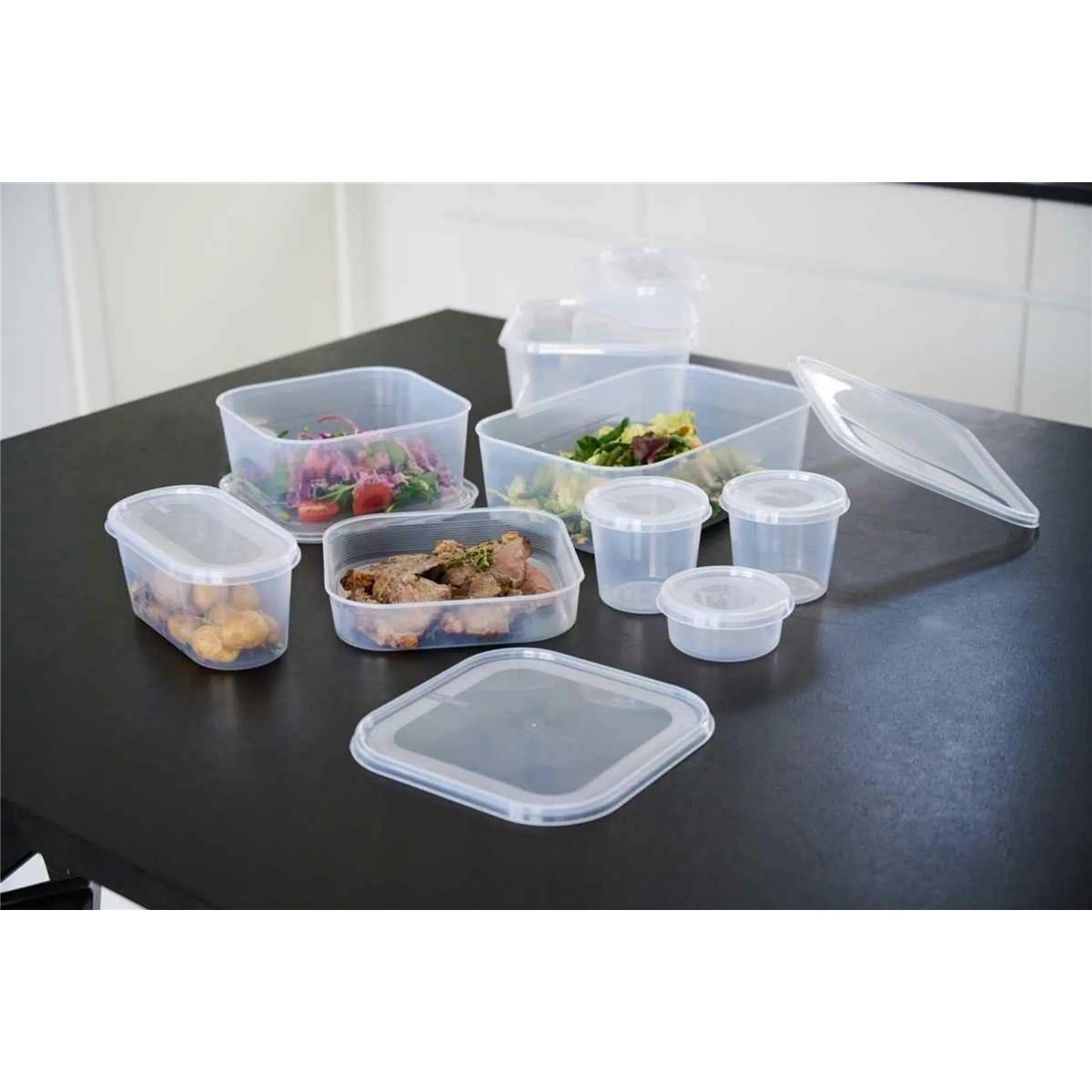 50 st Transparenta Condibunkar 250 ml – PP, stapelbara 50 st Transparenta Condibunkar 250 ml – PP, stapelbara