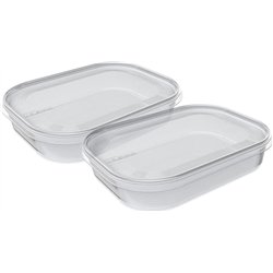 50 st Transparenta Condibunkar 250 ml – PP, stapelbara