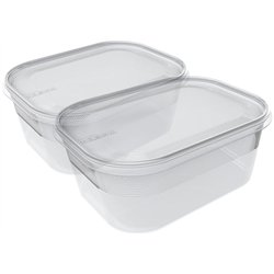 50 st Transparenta Condibunkar 250 ml – PP, stapelbara
