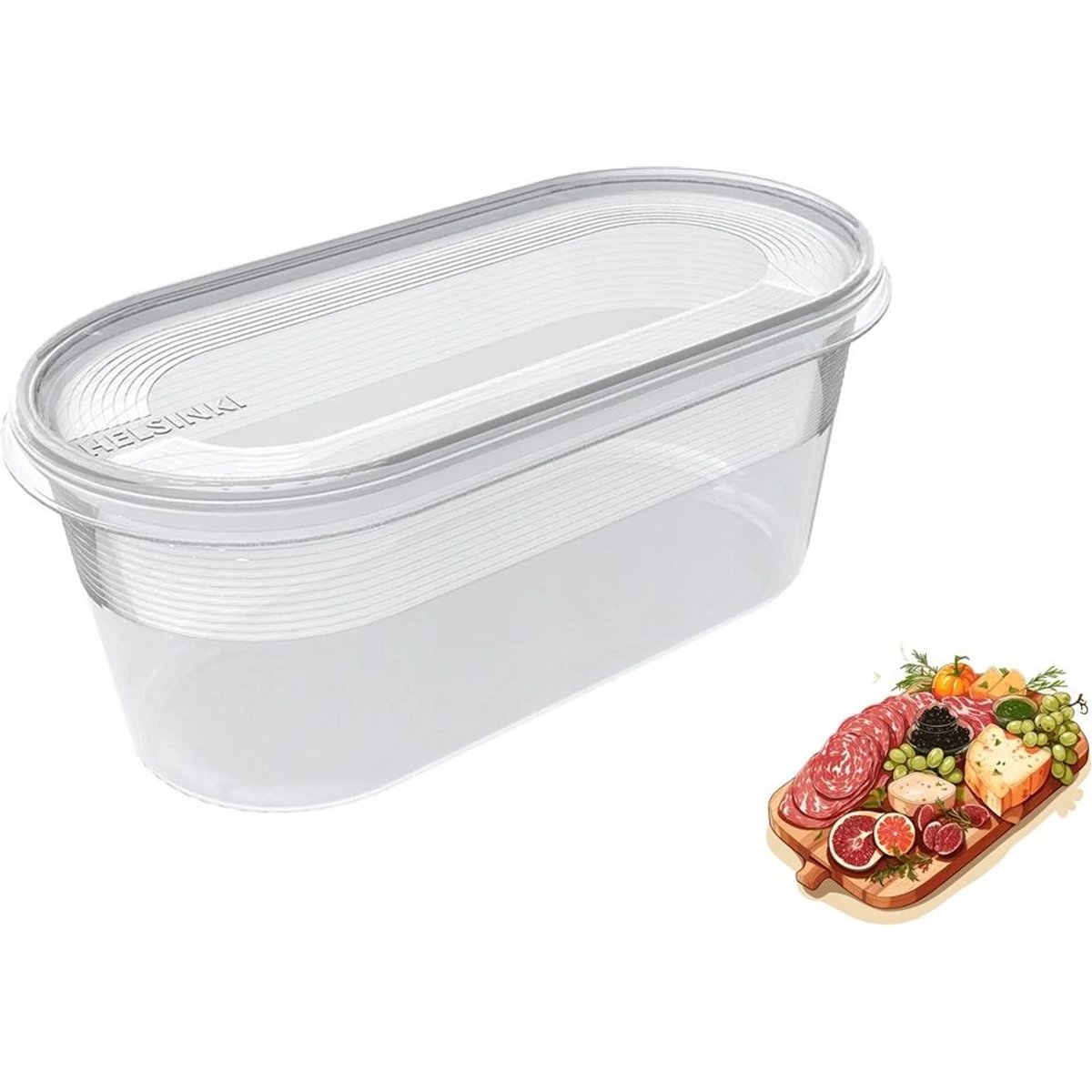 50 st Transparenta Condibunkar 250 ml &ndash; PP, stapelbara