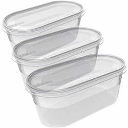 50 st Transparenta Condibunkar 250 ml – PP, stapelbara