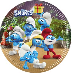 8 st. Papptallrikar Paw Patrol mix 20 cm