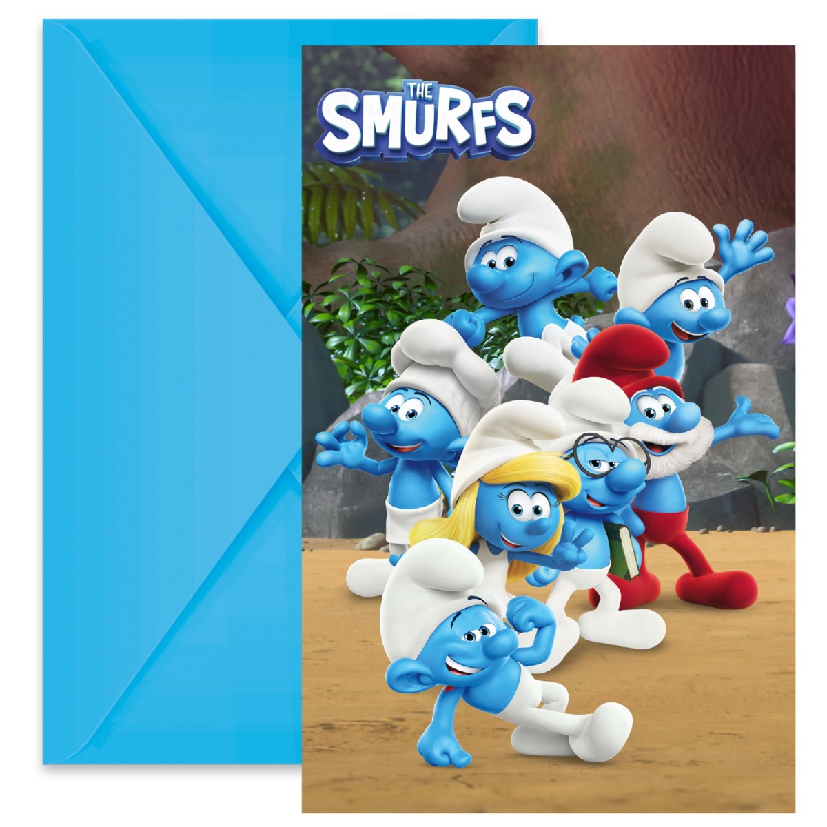 6 st Paw Patrol Inbjudningskort med kuvert 6 st Paw Patrol Inbjudningskort med kuvert