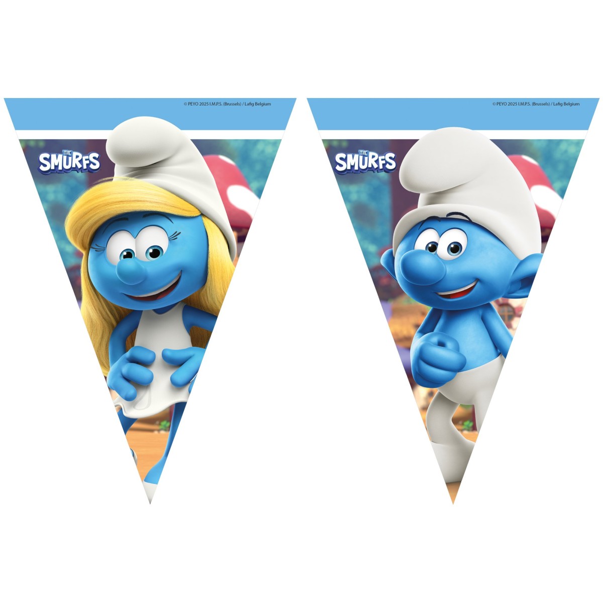 Vimpelgirlang Paw Patrol® Skye & Everest rosa 230 cm Vimpelgirlang Paw Patrol® Skye & Everest rosa 230 cm