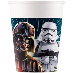 6 st Pappmuggar Jurassic World® grön 250 ml