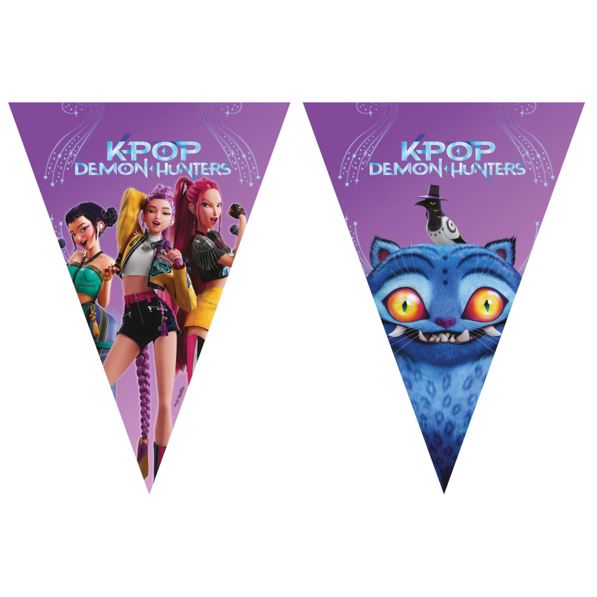 Vimpelgirlang Paw Patrol® Skye & Everest rosa 230 cm Vimpelgirlang Paw Patrol® Skye & Everest rosa 230 cm