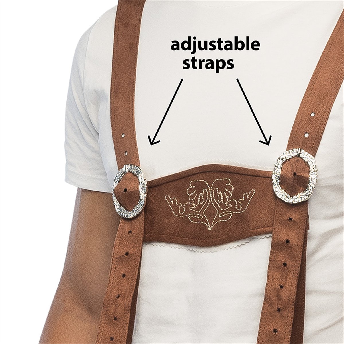 Skelettdr&auml;kt svart/vit storlek L polyester