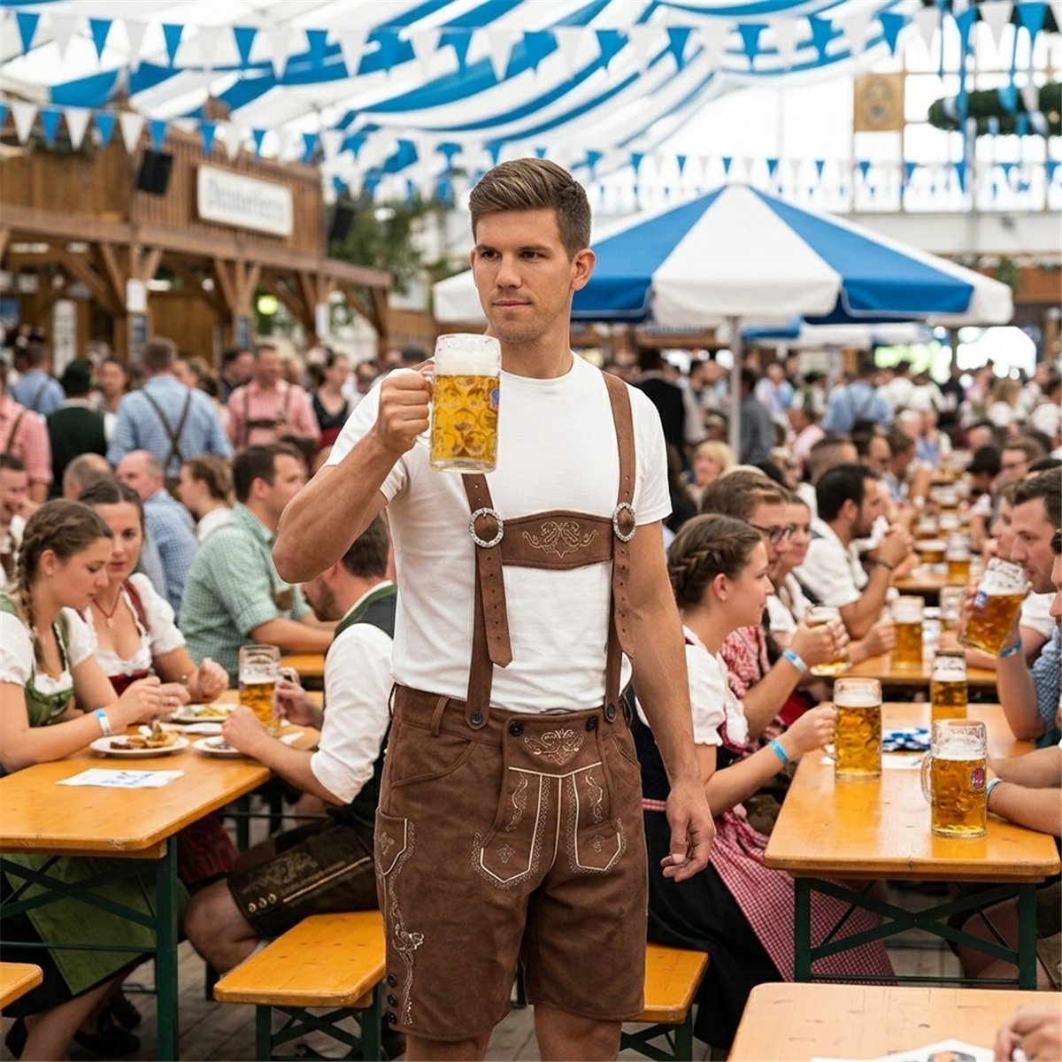Skelettdräkt svart/vit storlek L polyester Skelettdräkt svart/vit storlek L polyester