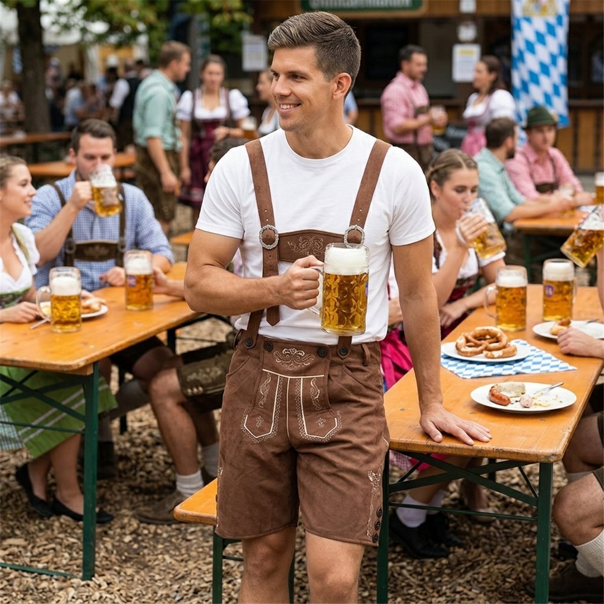 Skelettdräkt svart/vit storlek L polyester Skelettdräkt svart/vit storlek L polyester