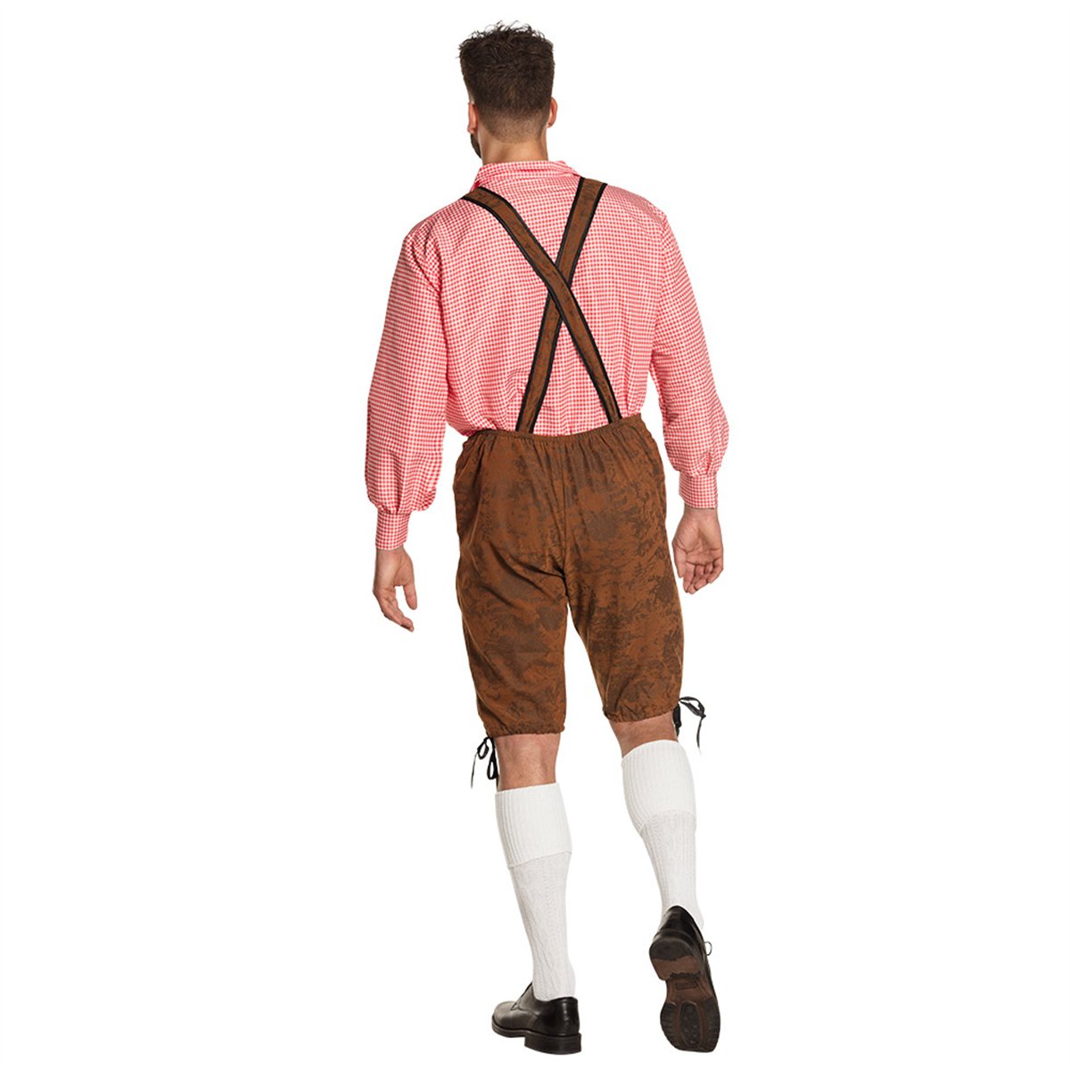 Skelettdr&auml;kt svart/vit storlek L polyester